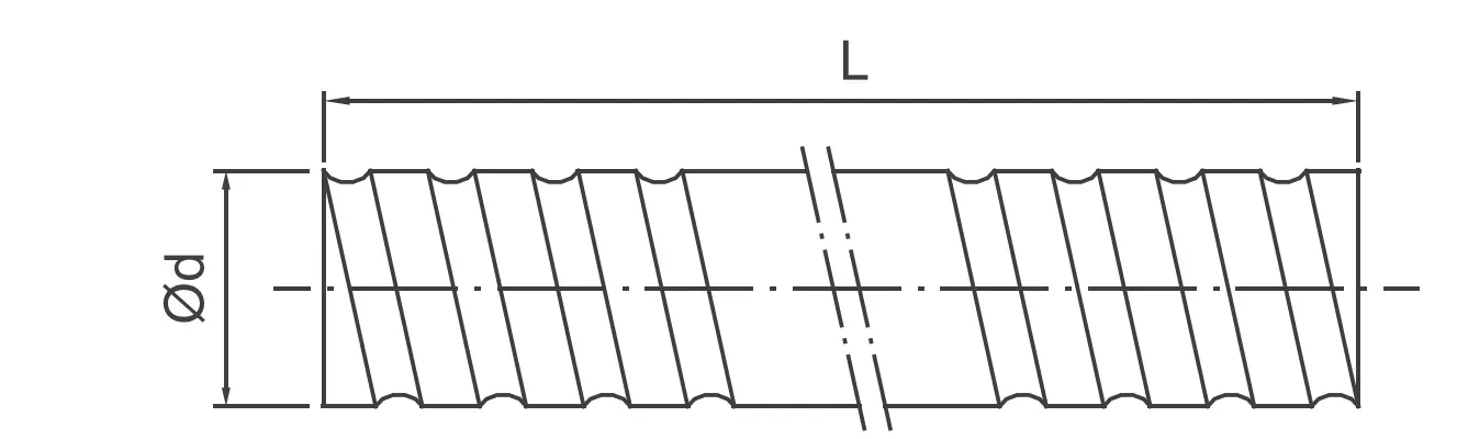 Standard Nut Rolled Ball Screw